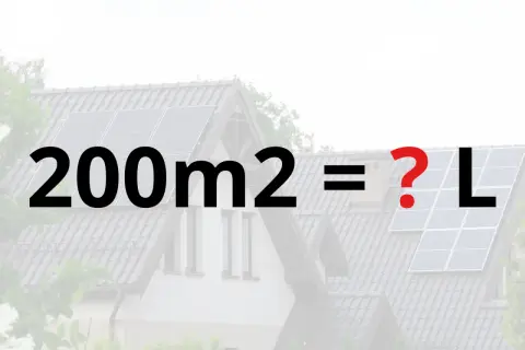 Ile wody z dachu 200m2? Oblicz potencjalną ilość litrów deszczówki zebranej z dachu o powierzchni 200m2.