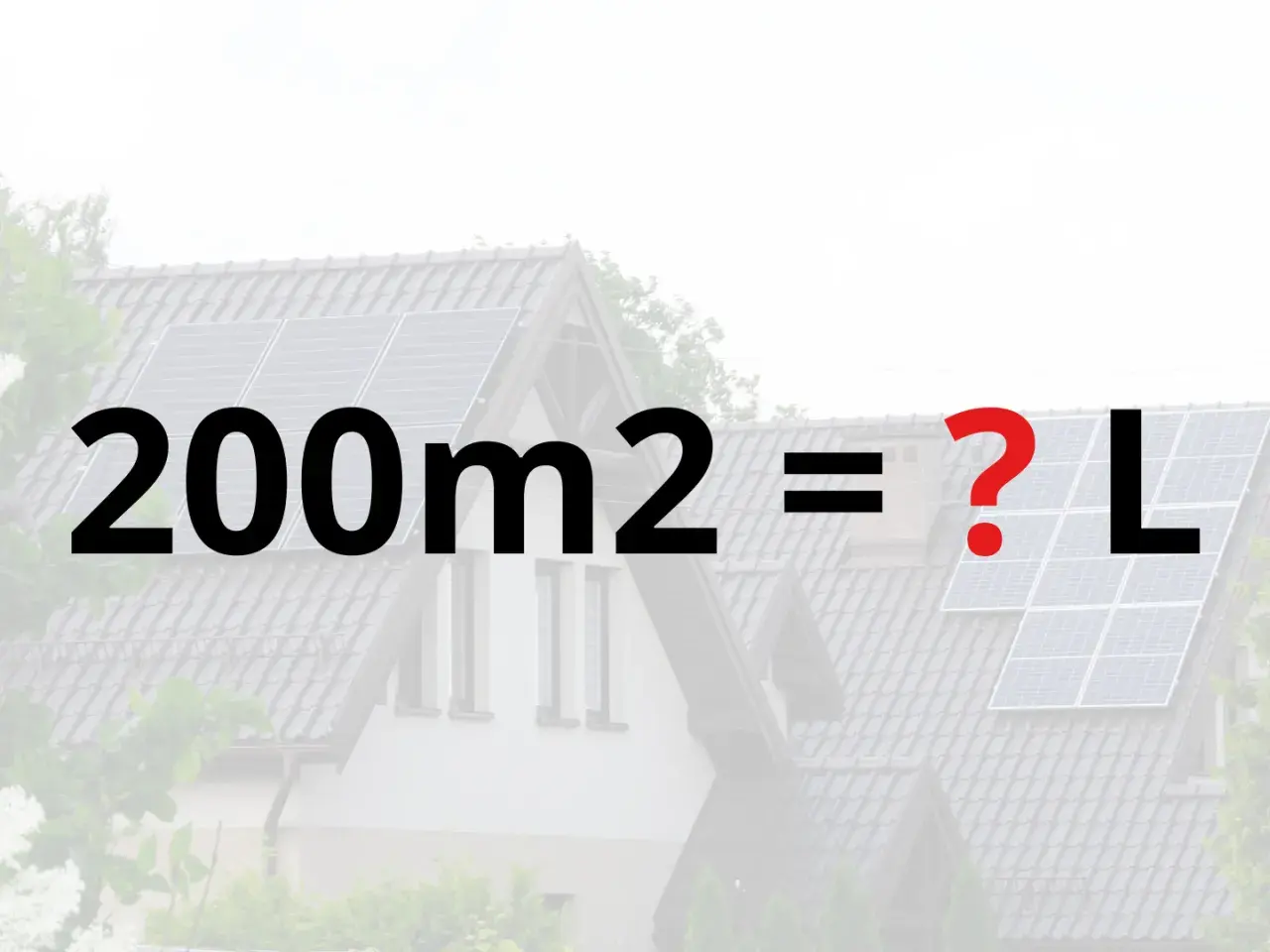 Ile wody z dachu 200m2? Oblicz potencjalną ilość litrów deszczówki zebranej z dachu o powierzchni 200m2.