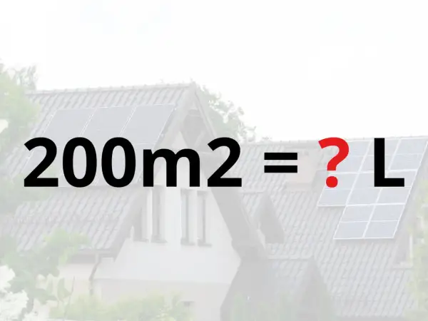 Ile wody z dachu 200m2? Oblicz potencjalną ilość litrów deszczówki zebranej z dachu o powierzchni 200m2.